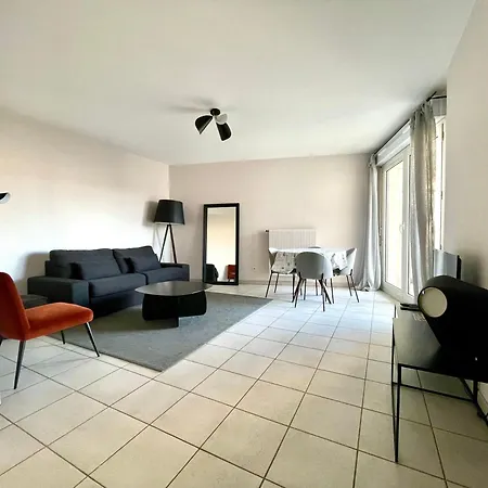 Bngo L Le Cocon Paisible Partdieu L Terrasse, 4p, 1ch, Proche Gare Partdieu Apartment Lyon