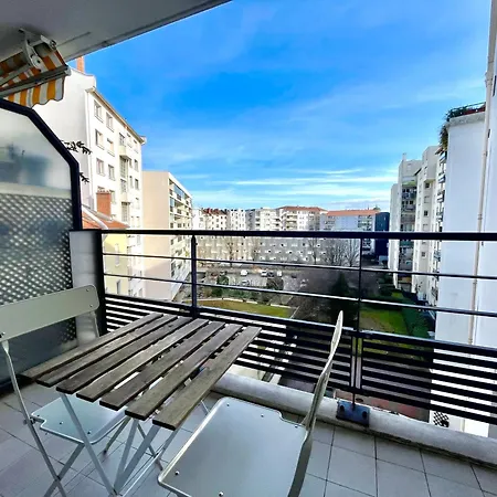 Bngo L Le Cocon Paisible Partdieu L Terrasse, 4p, 1ch, Proche Gare Partdieu Apartment Lyon