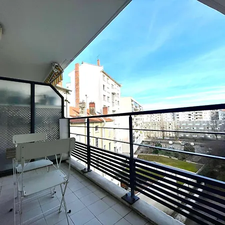 Bngo L Le Cocon Paisible Partdieu L Terrasse, 4p, 1ch, Proche Gare Partdieu Lyon