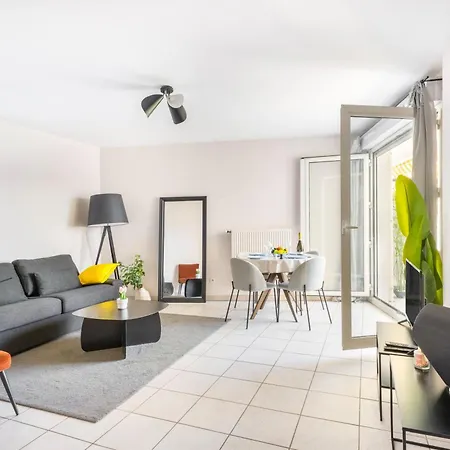 Bngo L Le Cocon Paisible Partdieu L Terrasse, 4p, 1ch, Proche Gare Partdieu Apartamento