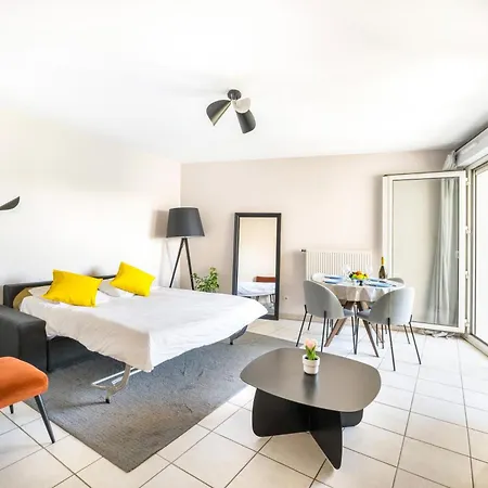 Apartamento Bngo L Le Cocon Paisible Partdieu L Terrasse, 4p, 1ch, Proche Gare Partdieu Lyon